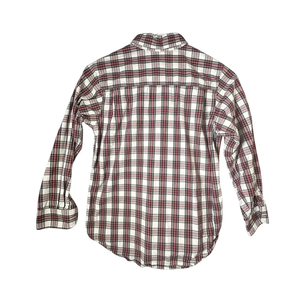 The Children's‎ Place Boys Plaid Button Down Shirt Long Sleeve Size 7/8 Cotton